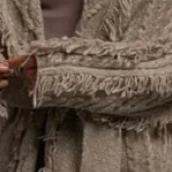 NEW GREYSON Luxe CASHMERE + WOOL Cable Knit Cardigan Sweater $530 RETAIL! - Picture 6 of 8